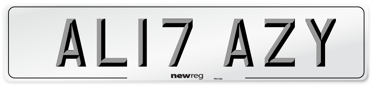AL17 AZY Number Plate from New Reg